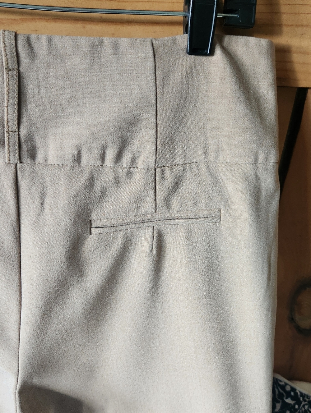 Beige Wide-Leg Women's Size 4 Jules & Leopold Dress Pants - Picture 6 of 11